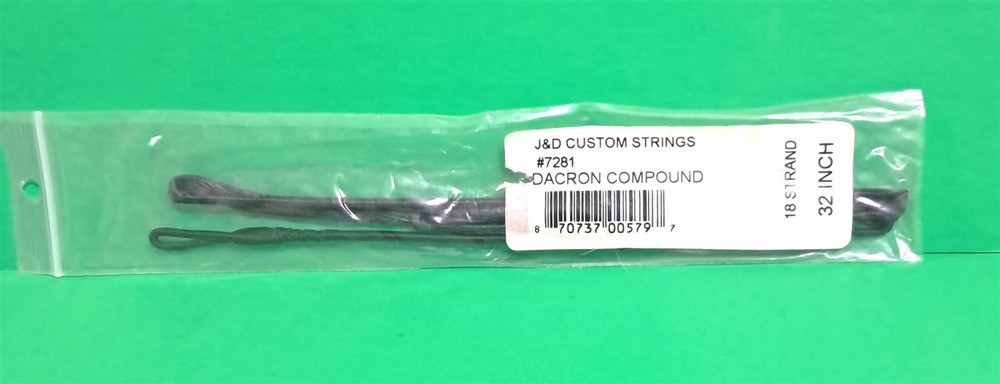 New J&D Custom Strings Teardrop Compound Bow Replacement String - 32" 18 st B50