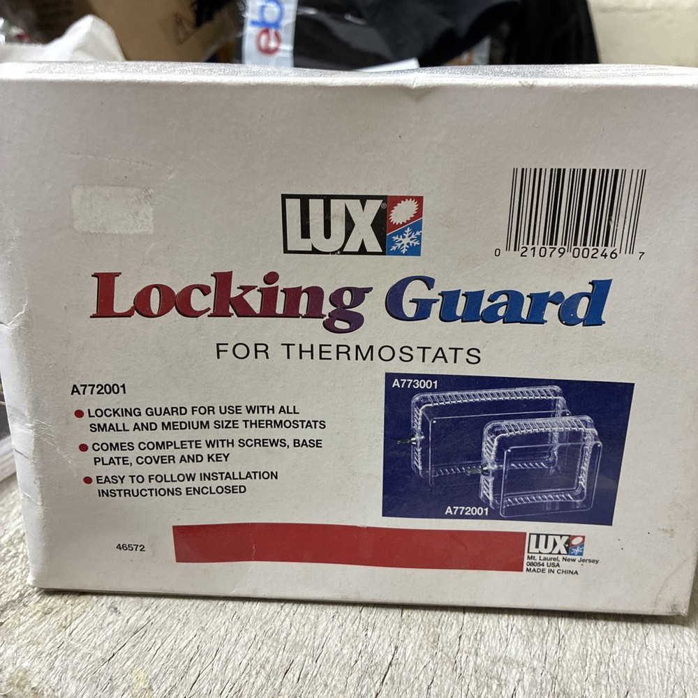 LUX Locking Thermostat Guard  A772001
