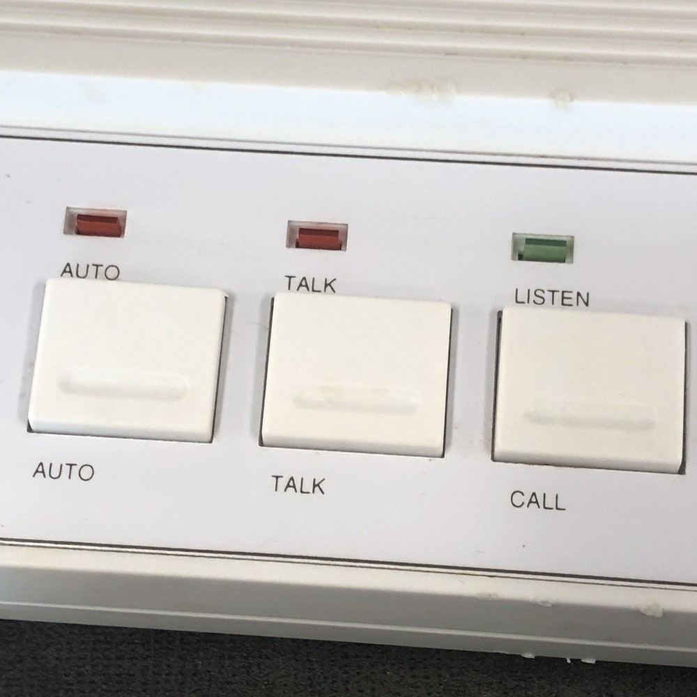 x2 - NUTONE 3 Channel FM Wireless Intercom White Tested/Working Set Replacement