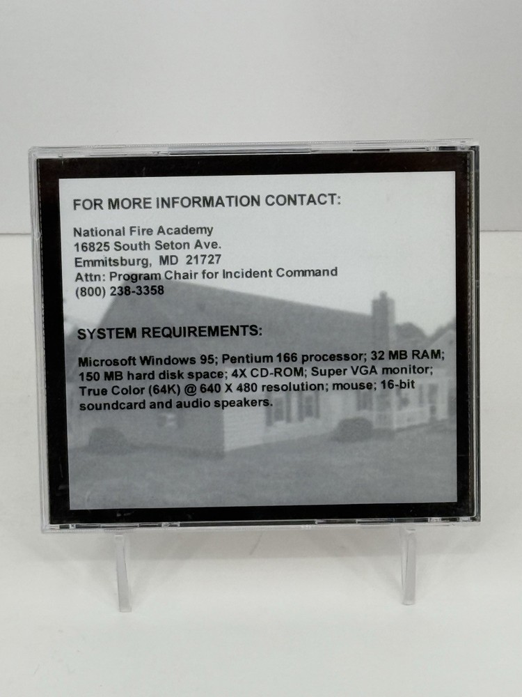 Incident Command System “ Ranch House Fire “ (CD-ROM, 1999)