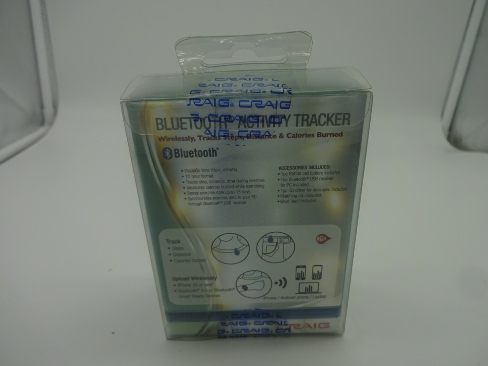 Craig Bluetooth Wireless Activity Tracker Track Step Distance Calories Pedometer