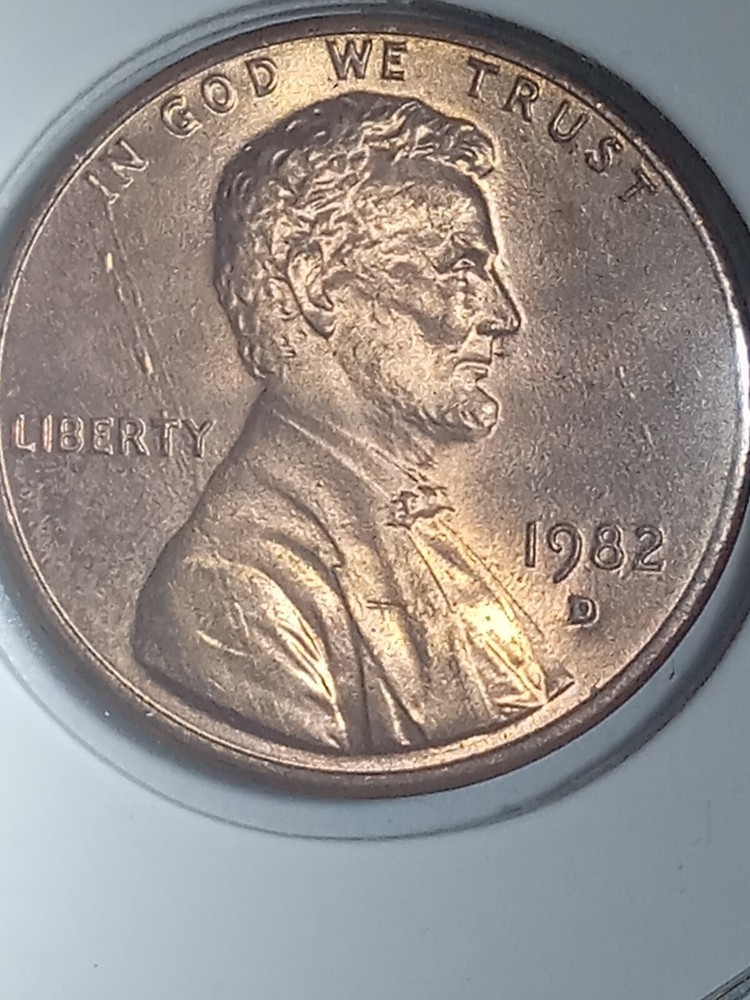 1982 Denver Small Date Zinc Lincoln Cent Doubled Die Reverse