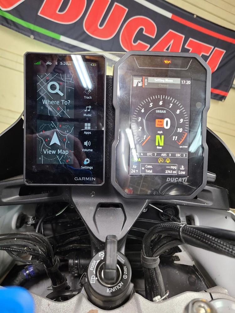 Ducati Desert X AMPS GPS Mounting Bracket System