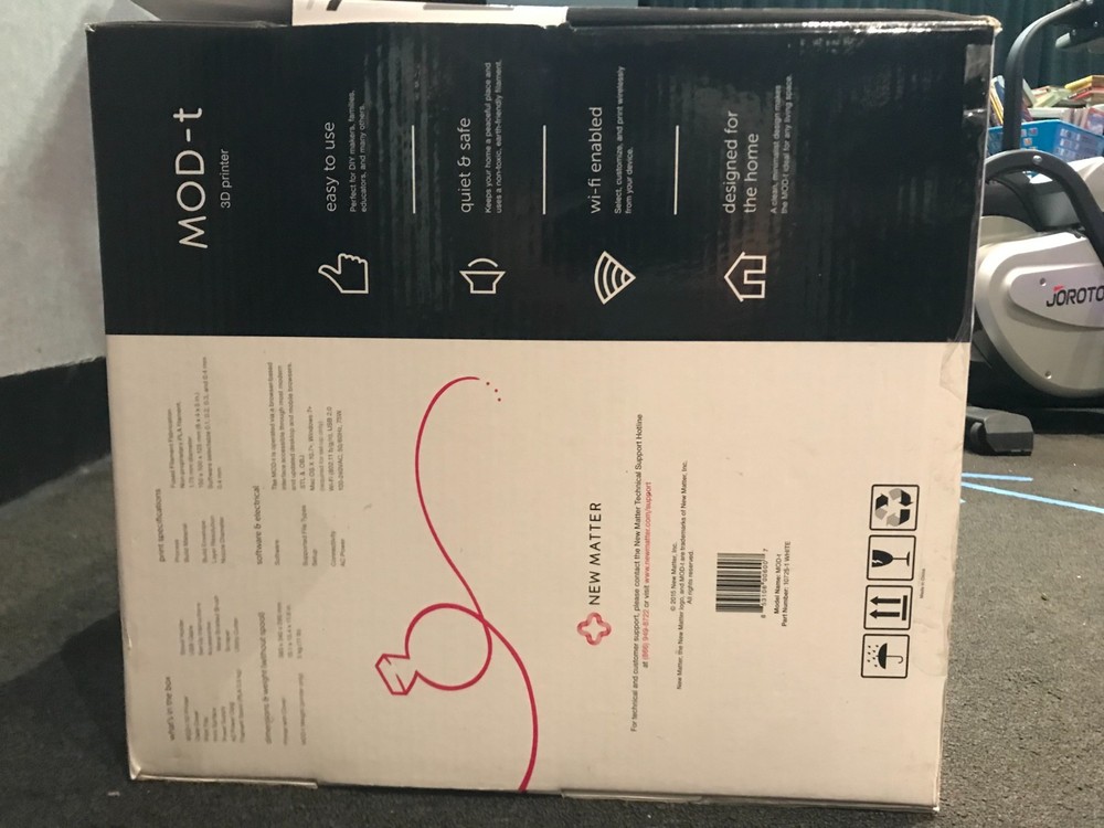 MOD-T 3D Printer plus four filaments