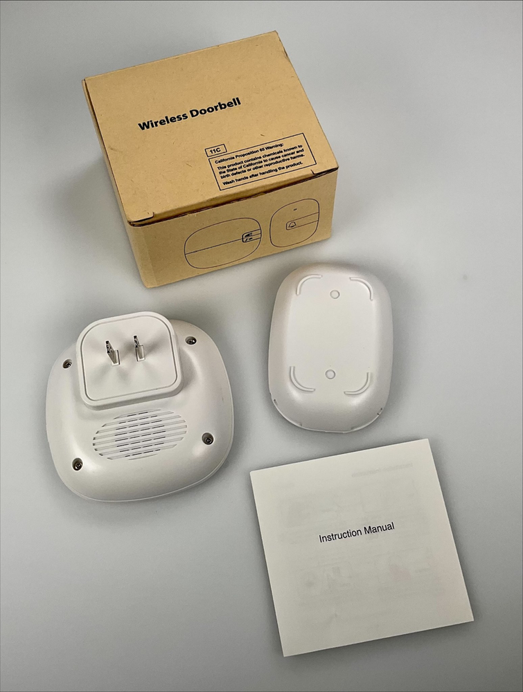 Amamax WIRELESS DOORBELL - WHITE