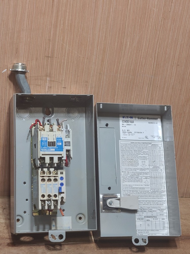 EATON CUTLER HAMMER ECN0501AAA STARTER