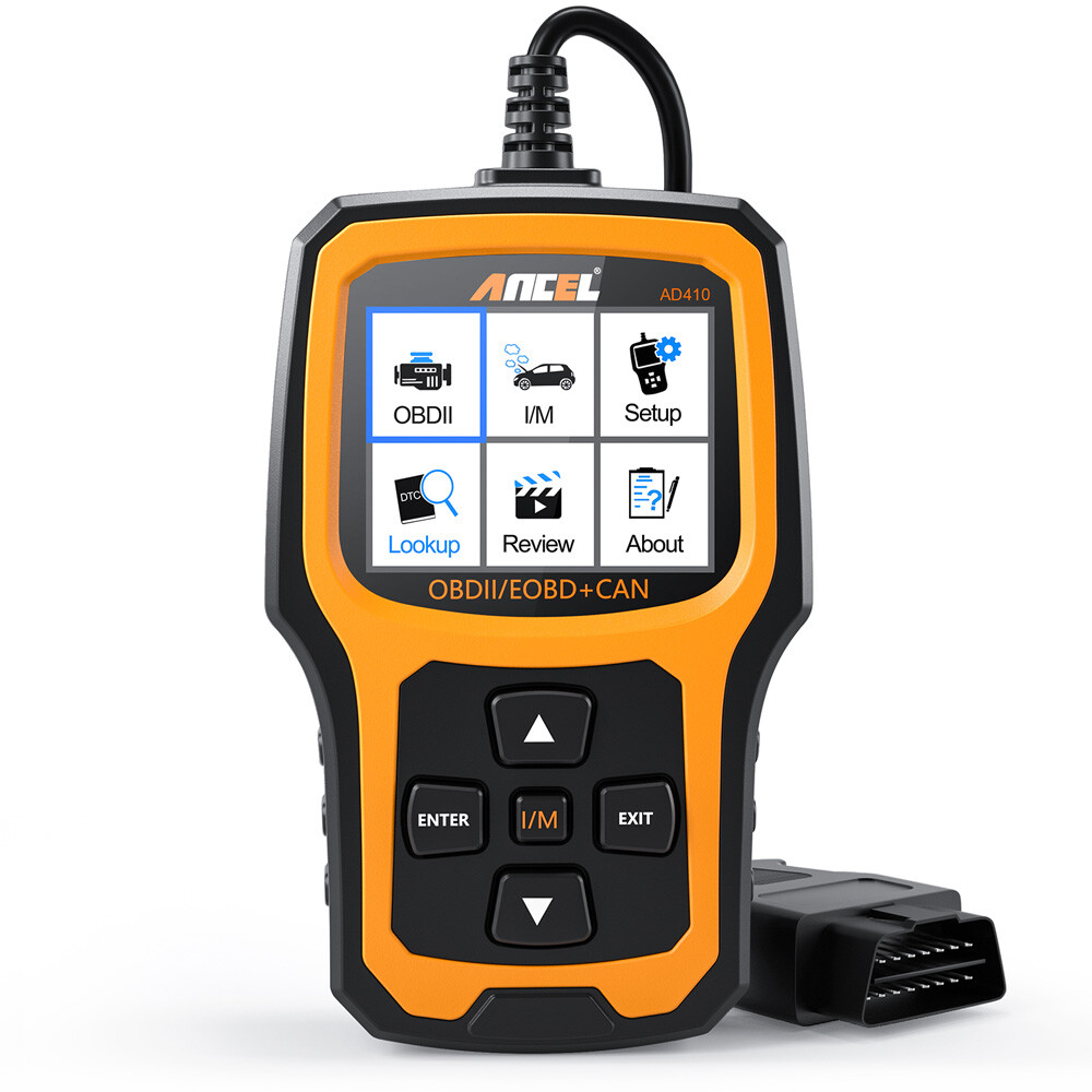 ANCEL AD410 OBD2 Scanner Car Check Engine Code Reader + Protective Storage Bag