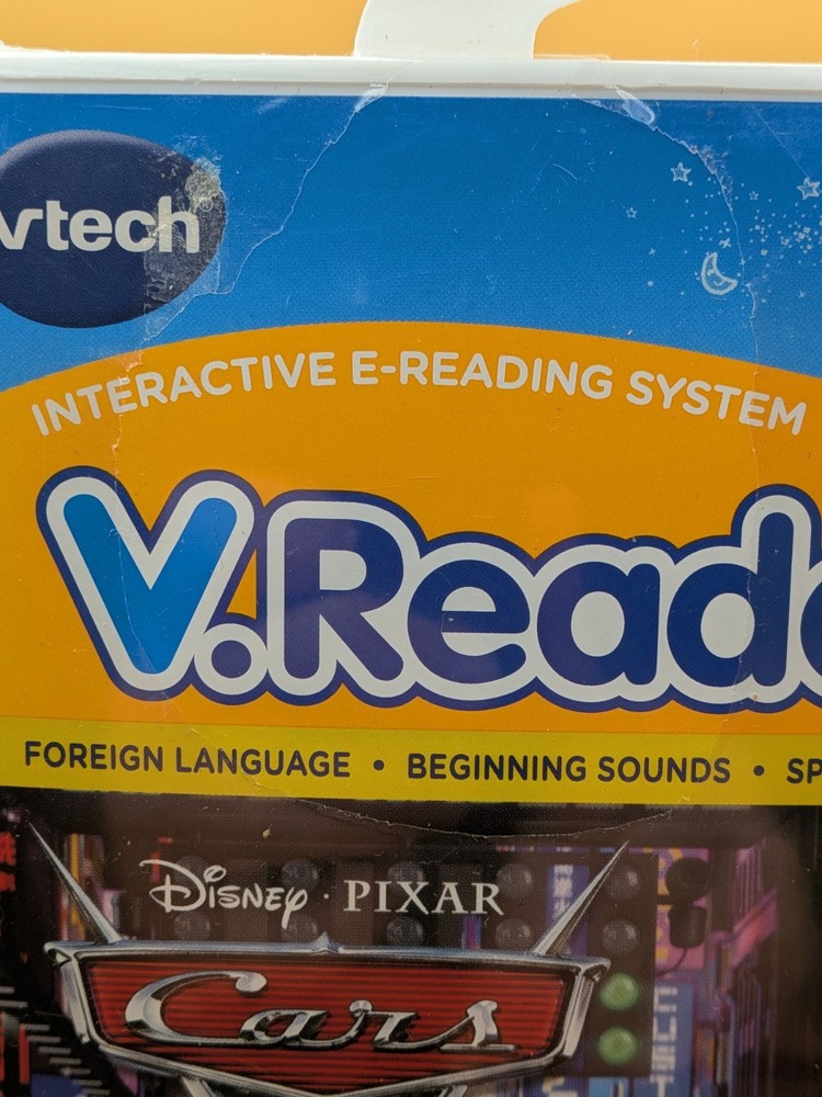 Vtech V.Reader Cars 2 Interactive E-Reading System-Ages: 4-6 Years - Sealed