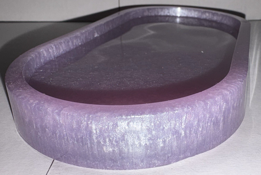 Lavender Epoxy Resin Soapdish