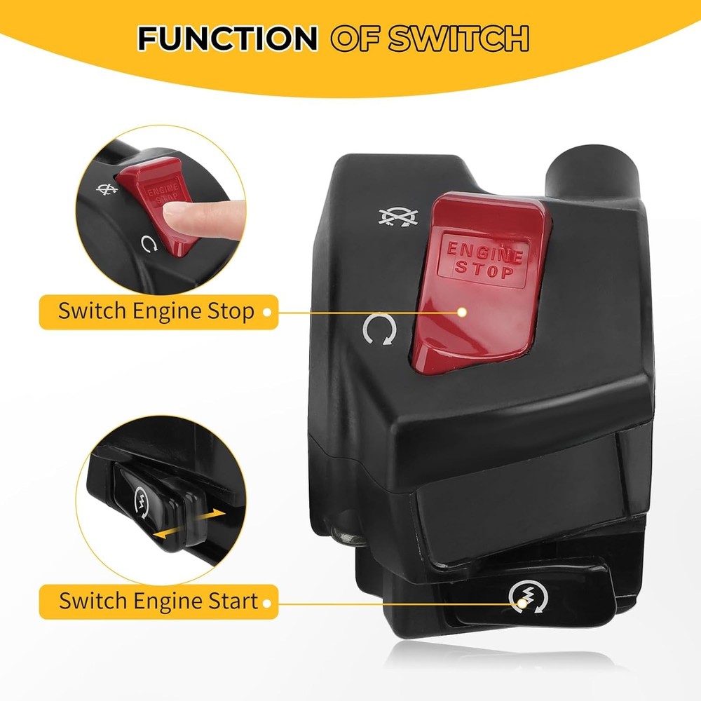 Motorcycle Right Handle Start Stop Control Switch