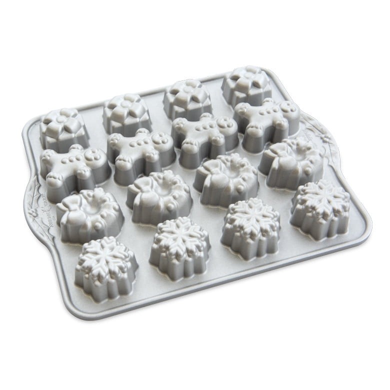 Holiday Teacakes Cakelet Pan