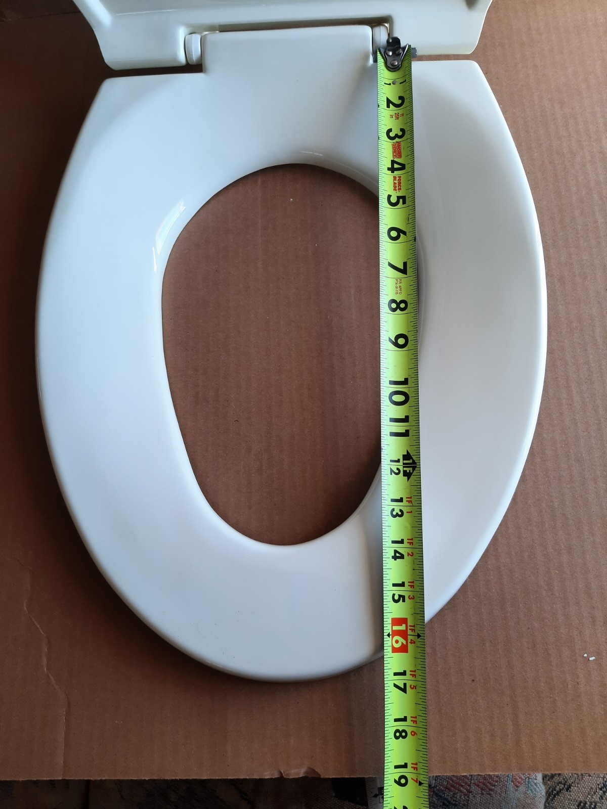 Toilet Seat American Standard Church Seat C-252 Elongated Bowl Off White