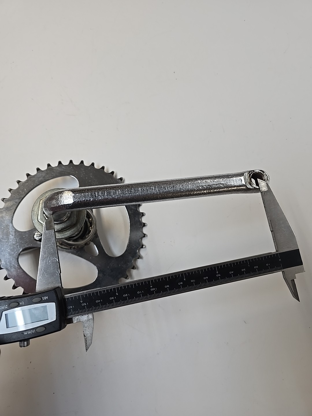1981 Takagi Crankset One Piece 175MM x 24TPI Three Arrow Sprocket Old Scool BMX