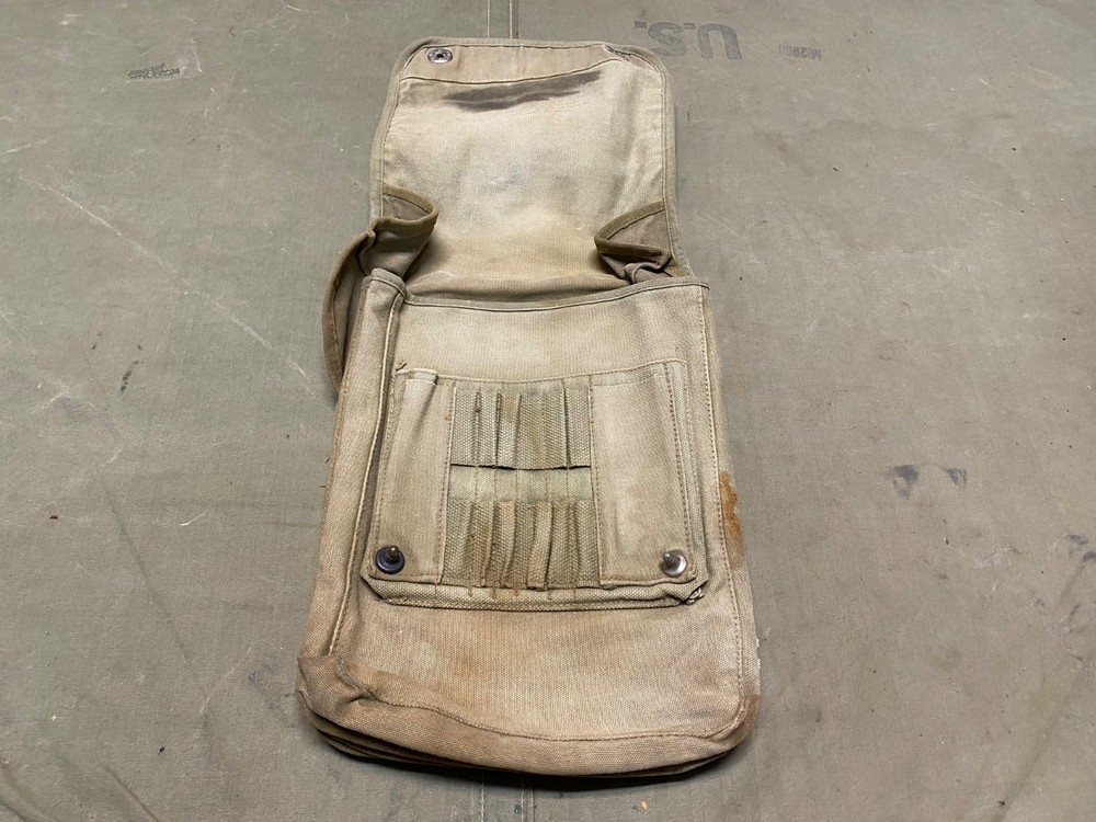 ORIGINAL WWII US ARMY INFANTRY M1938 OFFICER NCO MAP CARRY CASE-BOYT, 1943