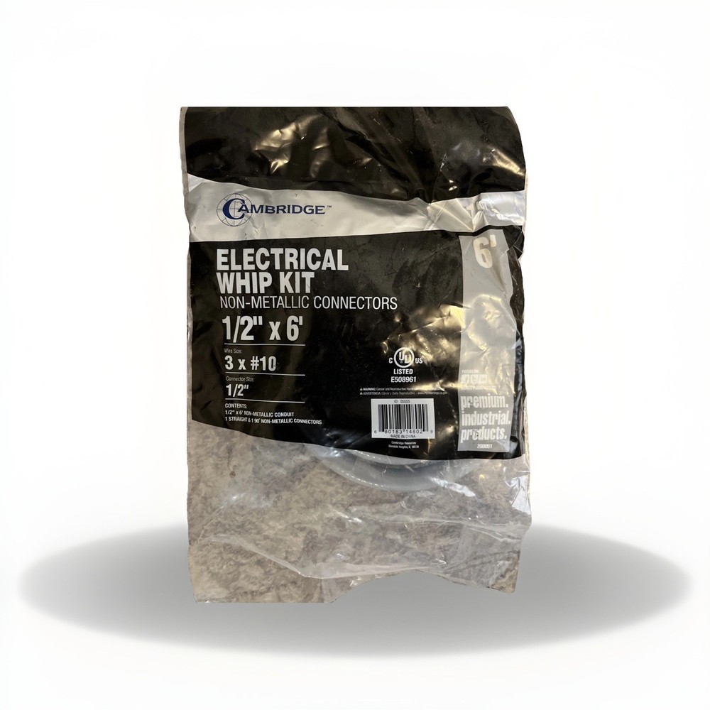 CAMBRIDGE 6' ELECTRICAL WHIP KIT E508961