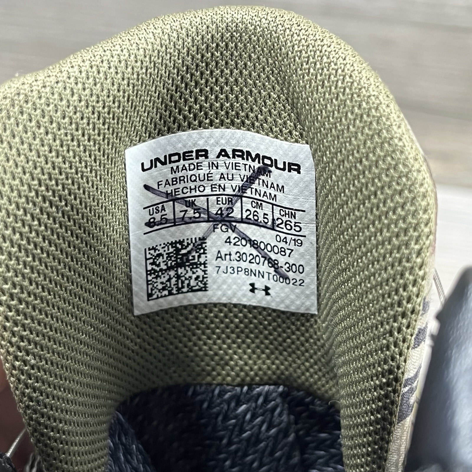 Under Armour Boots Men's 8.5 Cam Hanes CH1 Goretex Camo Hunting BOA Hiking