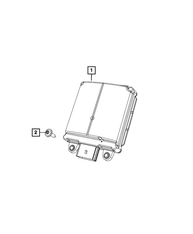 Genuine Mopar Blind Spot Detection Sensor 68672551AA