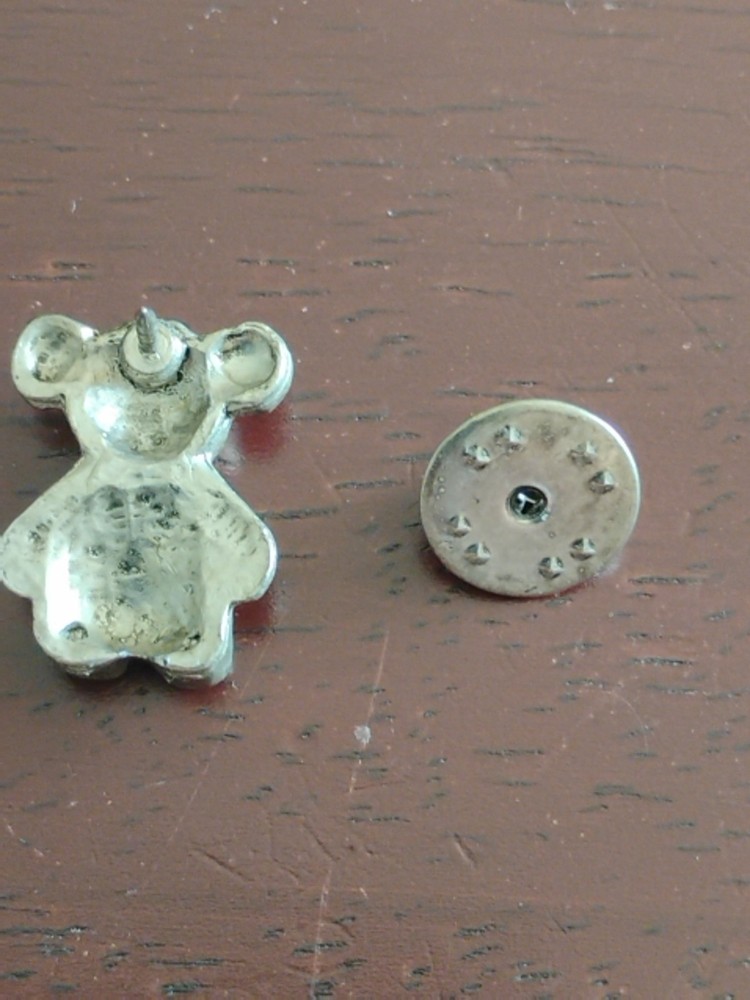 beercanite vintage teddy bear pin