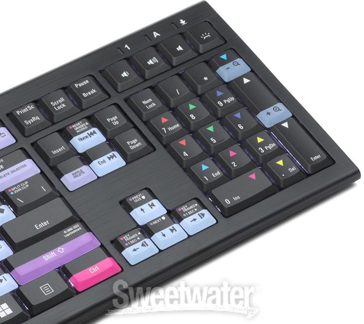 LogicKeyboard ASTRA2 Backlit Keyboard for DaVinci Resolve - Windows