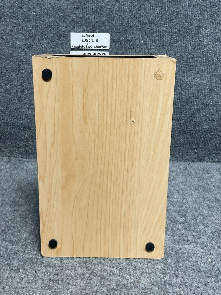 Brown Wooden Bluetooth LED Alarm Clock Speaker Multi-Function Features