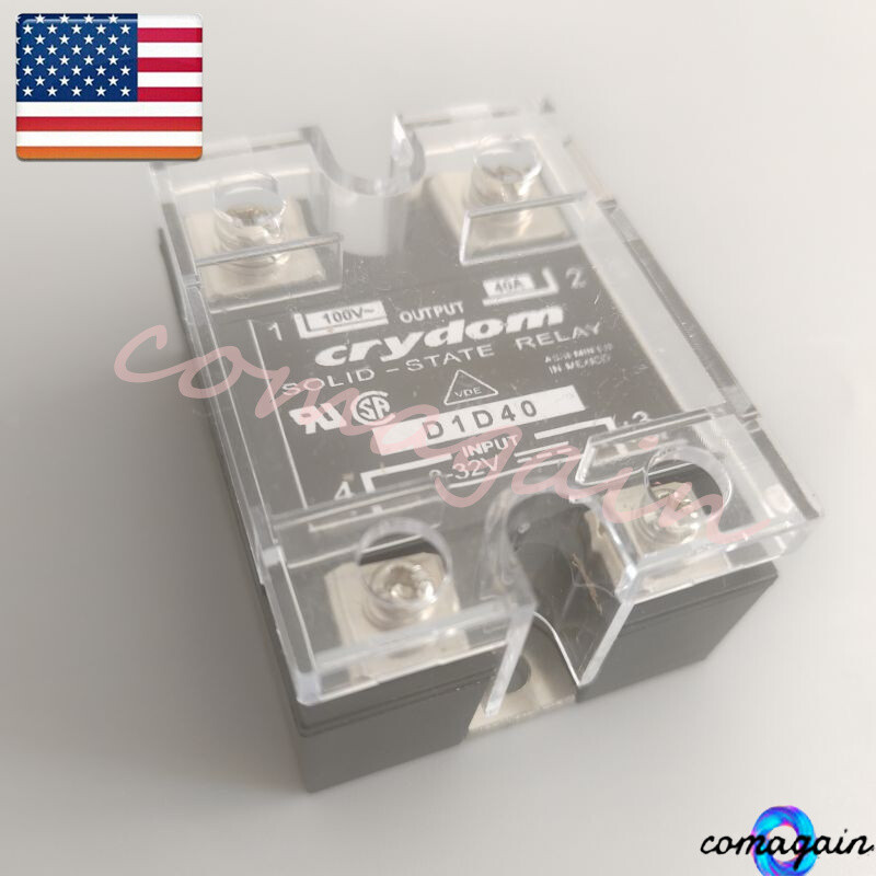 SSR Solid State Relay For Crydom D1D40 Module 3-32VDC SPST-NO 40A Load 100VDC