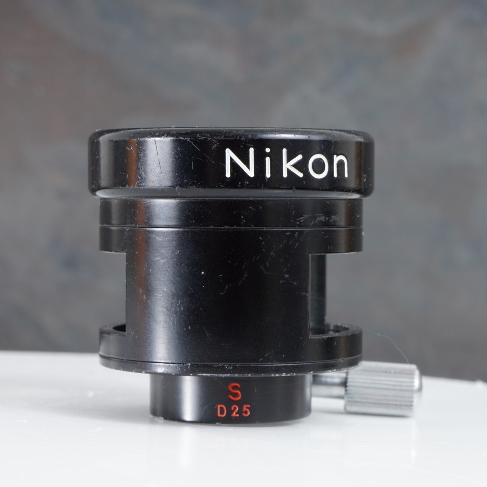 ^ Nikon Microscope S D25 Camera Adapter Model S for Trinocular [EX+]