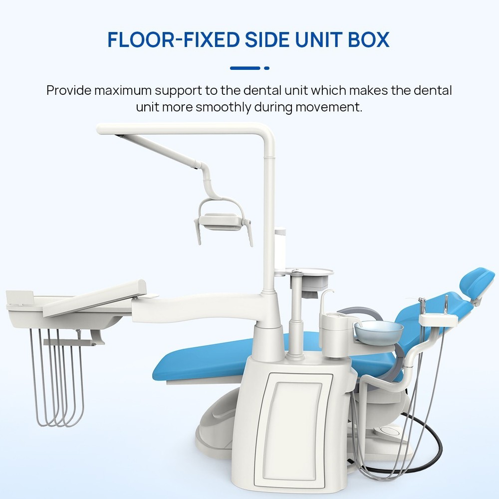 Dental Unit Chair Computer Control DC Motor Fully automatic integrated+ Stool CE