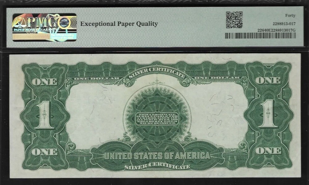 1899 $1 🇺🇸 (( BLACK EAGLE ))(( Sliver Certificate )) Marvellous Unique Example