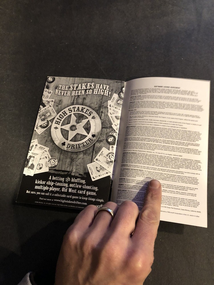 Gun xbox Manual Only