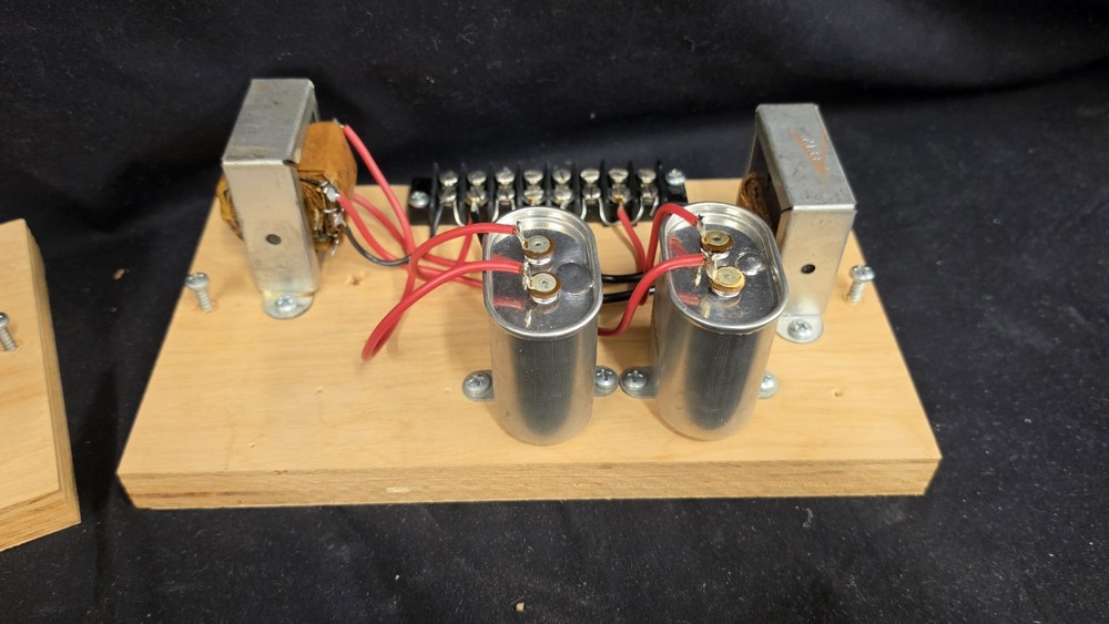 Working Original Klipsch Type E Heresy Speakers Crossovers Balancing Networks