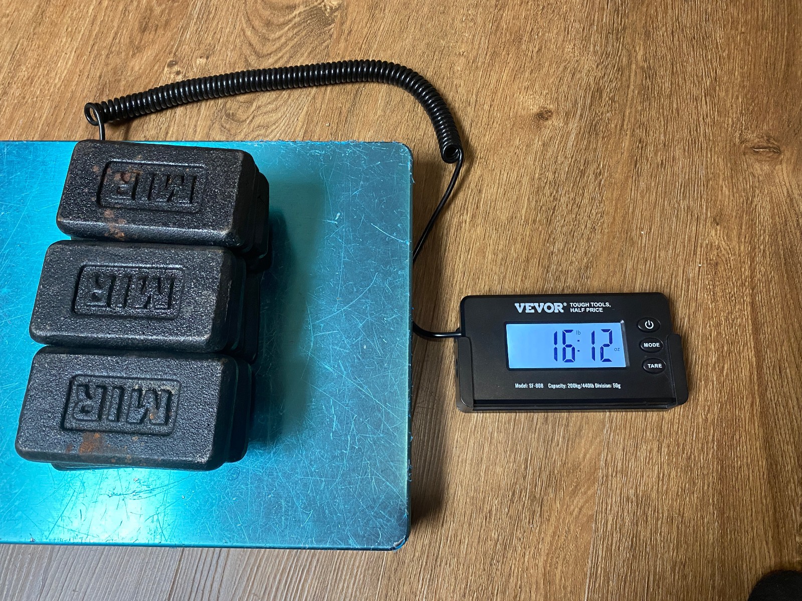 Set of 12 MIR Pro 1.5lbs Vest Weights Blocks Weights Only 17lbs Total