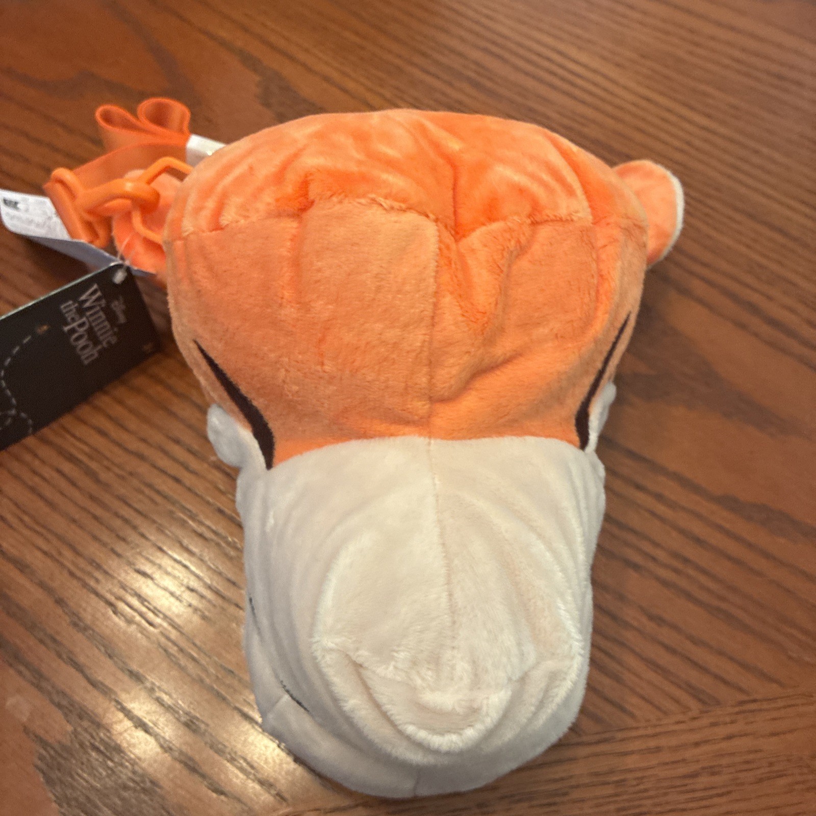 NEW Disney Parks Winnie the Pooh Zipper Purse Crossbody Tigger Head Plush Bag