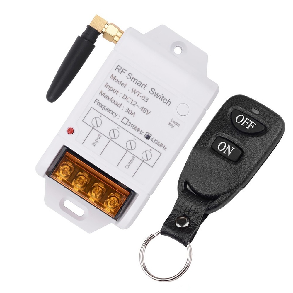 1pc 433MHz DC Wireless Remote Control Switch For High-Power Water Pump Motor