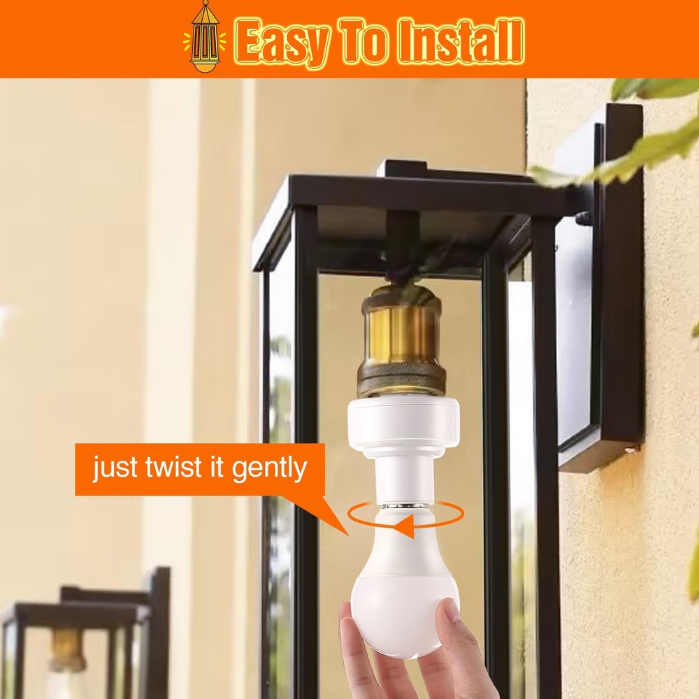 1 Pack E26 Light USB Socket Adapter, Lamp Socket Power Adapter 5V 1.5A, Light...