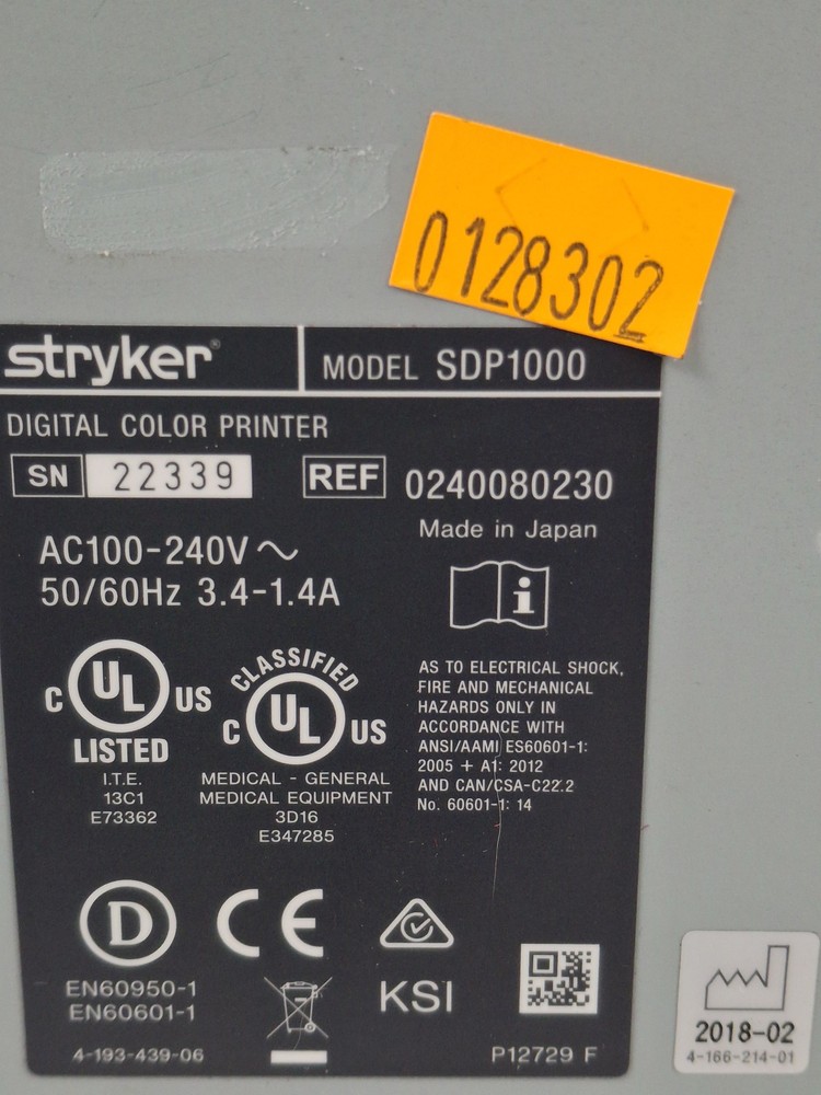 Stryker SDP1000 Digital Color Printer