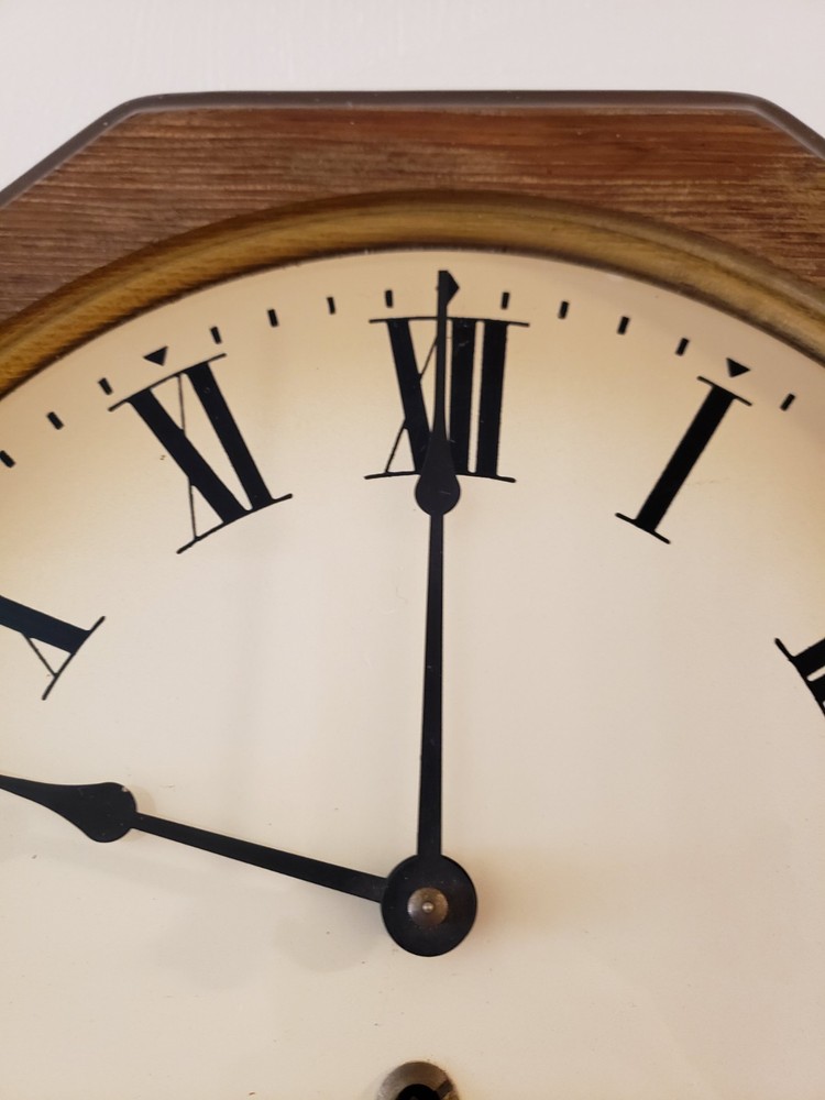 Seth Thomas Golden Rule Pendulum Wall Clock E477-005 Untested