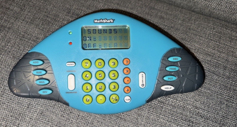 Math Shark Mathematic Skill Builder Game Educational Insights Blue Tested Works