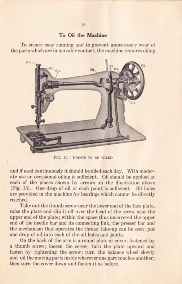 Large Deluxe-Edition Instructions Manual for Singer 66-1 Sewing Machine