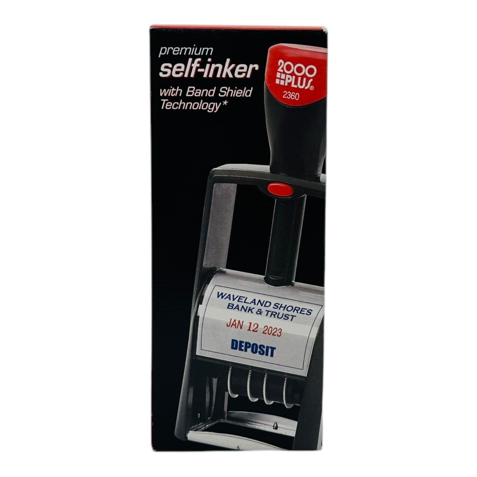 Cosco 2000PLUS Self-Inking Heavy-Duty Line Dater Black 5 Years (2024-2029)