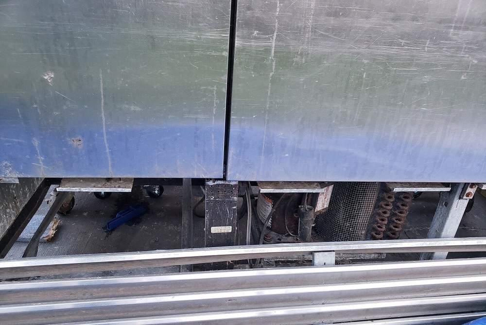 True Three Section Solid Door Reach-In Refrigerator