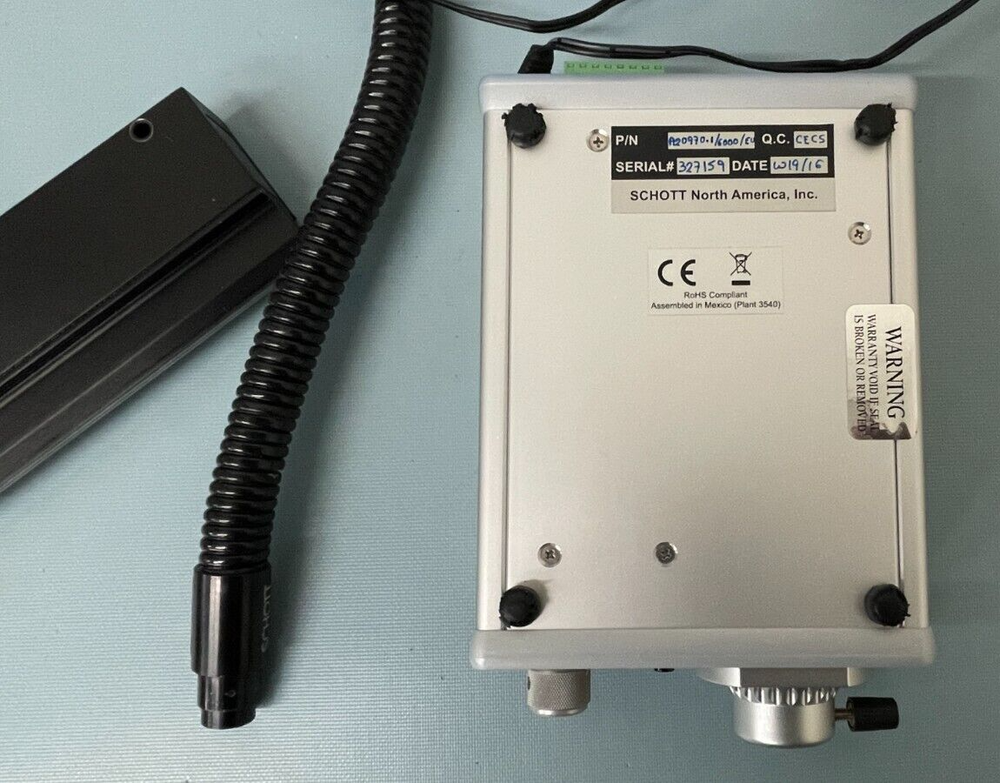 Moritex Schott LLS3 A20970.1/6000/EU LED Light Source Illuminator W/ A08906