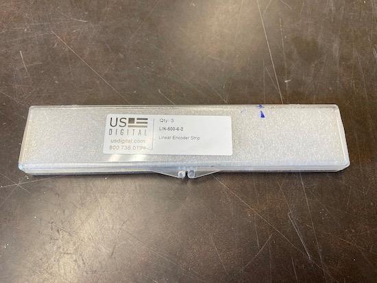 LOT OF 3 US DIGITAL LIN-500-6-2 LINEAR ENCODER STRIP
