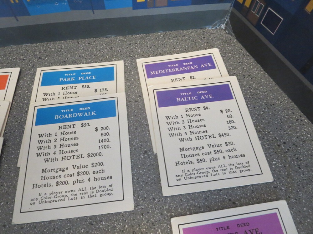 Monopoly Replacement Parts REPLACEMENT PROPERTY TITLE DEEDS