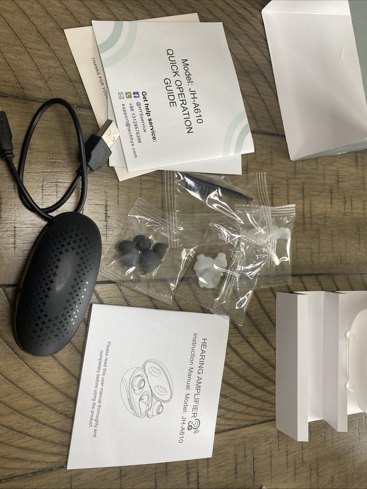 JH-A610 Hearing Amplifier - WHITE