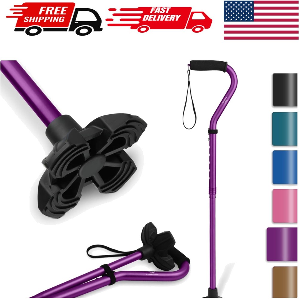 F1 Lightweight Folding Walking Stick - Adjustable Cane for Enhanced Mobility