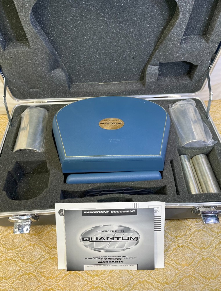 Mark Super VII Quantum E-Meter Kit w/ Case & Cans – Untested, As-Is