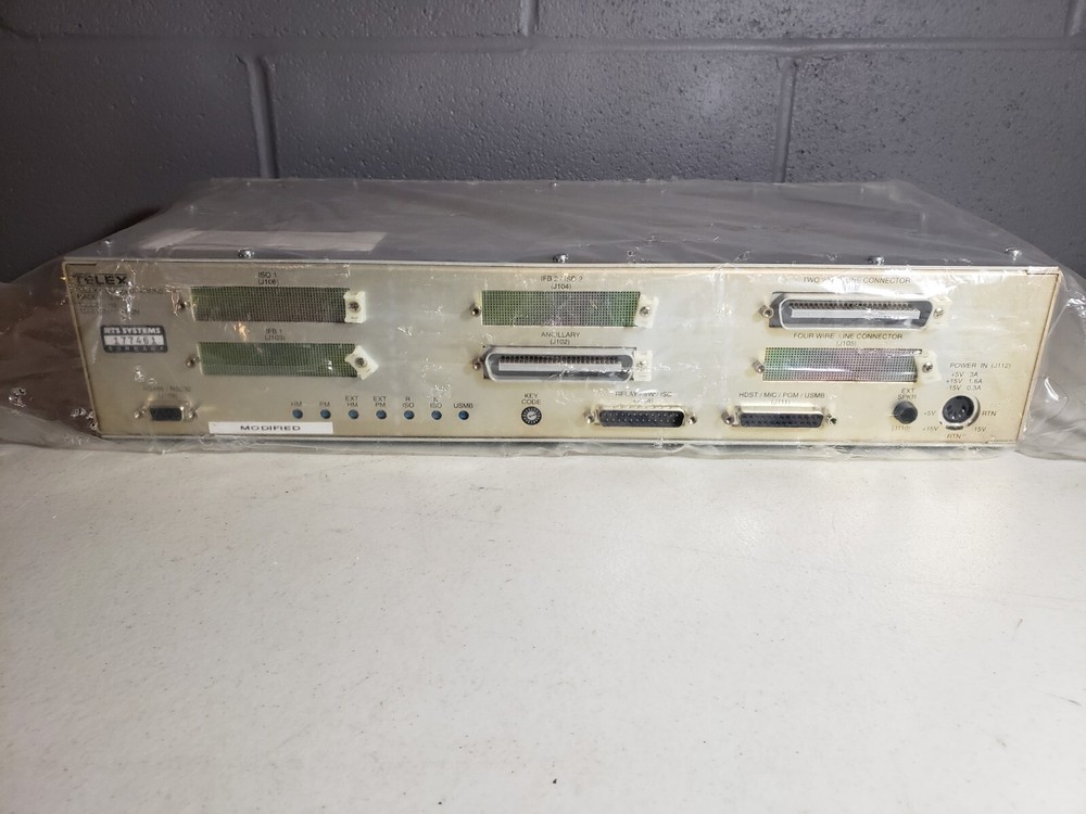 Telex RTS Systems Model 803 12-Channel Programmable Master Station w Rack Ears