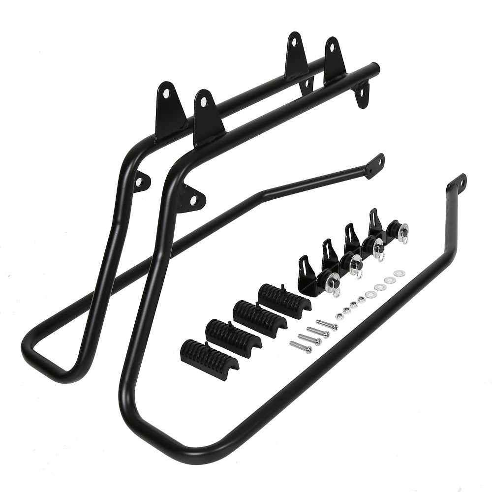 Hard Saddlebag Mount Conversion Brackets For Harley Softail Models 1984-2017