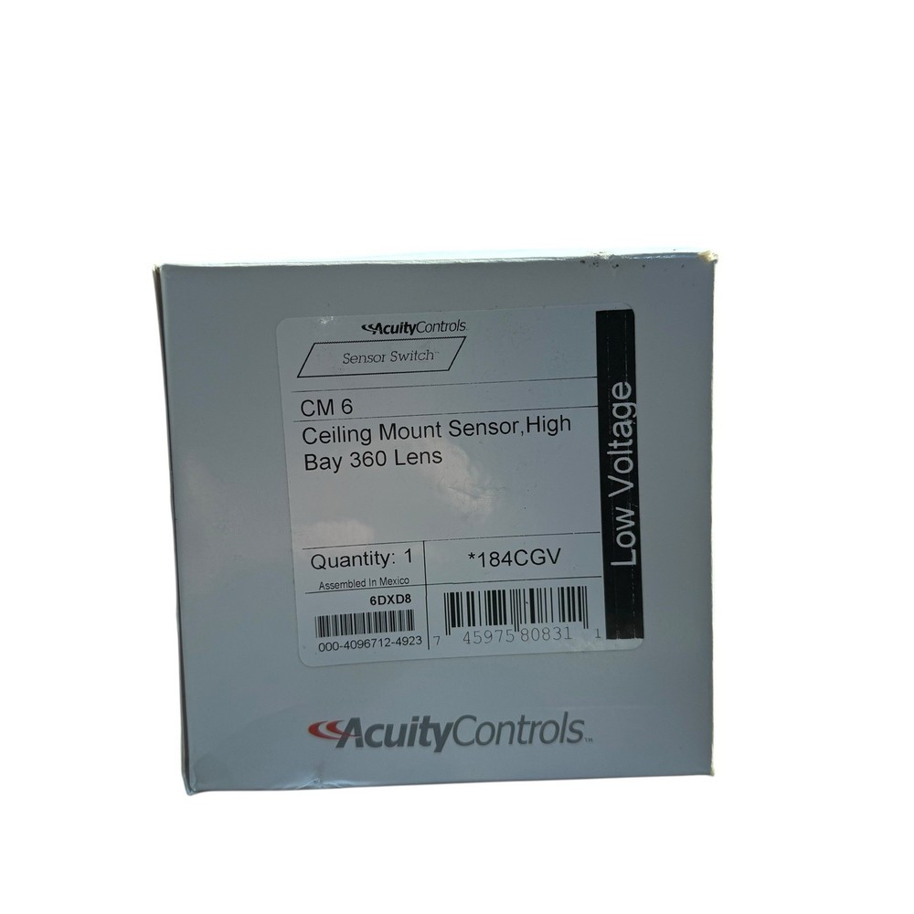 Sensor Switch Occupancy Sensor CM 6, Passive Infrared, 12 to 24V DC, 360°, PIR