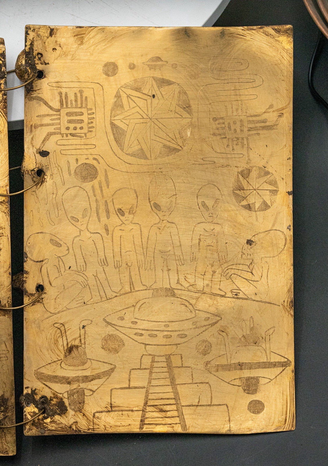 Bronze Book From Guerrero Mexico Ojuelos Buga Mark Evolution